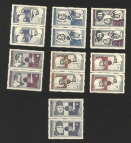 Інші країни Другие страны ^/--/^ Болгария 1966 г. № 1644‑1650 ** серия пары ^_^^^ Болгарія 1966 р. No 1644-1650 ** серія пари - фото фото фото