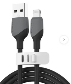 Кабелі Кабели ^/--/^ MFI кабель  Kuulaa USB  для iPhone, iPad, iPod 1 /--/ м. с быстрой зарядкой ^_^^^ MFI кабель Kuulaa USB для iPhone, iPad, iPod 1 /--/ м. з швидкою зарядкою - фото фото фото
