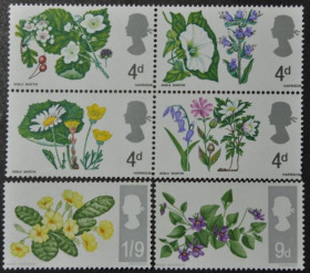 Інше Другое ^/--/^ Великобритания Флора Цветы 1967 ^_^^^ Велика Британія Флора Квіти 1967 - фото фото фото
