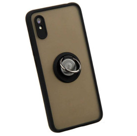 Чохли, бампера Чехлы, бампера ^/--/^ Чохол Fiji Colorframe для Xiaomi Redmi 9 /--/ A матовий бампер з кільцем підставкою Black ^_^^^ Чехол Fiji Colorframe для Xiaomi Redmi 9 /--/ A матовый бампер с кольцом подставкой Black - фото фото фото