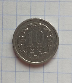 Сучасна (після ) Современная (после ) ^/--/^ Польша 10 грош 2001  г. ^_^^^ Польща 10 грош 2001 р. - фото фото фото