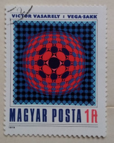 Мистецтво Искусство ^/--/^ Венгрия 1979 г - Виктор Вазарели. Вега Шахматы ^_^^^ Угорщина 1979 — Віктор Вазарелі. Вега Шахи - фото фото фото