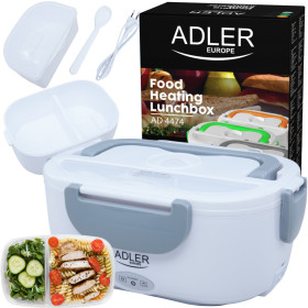 Інша техніка Другая техника ^/--/^ Ланчбокс з підігрівом Adler AD 4474 Grey — 1,1 л, 45 Вт, двокамерний ^_^^^ Ланчбокс с подогревом Adler AD 4474 Grey — 1,1 л, для авто и дома - фото фото фото