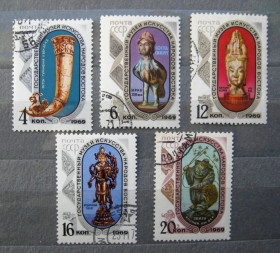 СРСР - СССР - ^/--/^ МУЗЕЙ ИСКУССТВ НАРОДОВ ВОСТОКА = СССР - СРСР = 1969 р. = гаш. + ^_^^^ Музей мистецтв народів Сходу = СРСР - СРСР = 1969 р. = гаш. + - фото фото фото