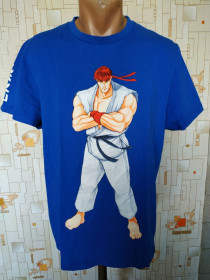 Футболки, майки Футболки, майки ^/--/^ Футболка синя STREET FIGHTER Еурція унісекс р-р М (38-40) ^_^^^ Футболка синяя STREET FIGHTER Эурция унисекс р-р М (38-40) - фото фото фото