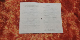 Інше Другое ^/--/^ Свидетельство о рождении РСФСР Госзнак 1953 год. Не заполнено ^_^^^ Свідоцтво про народження РРФСР Держзнак 1953 Не заповнено - фото фото фото