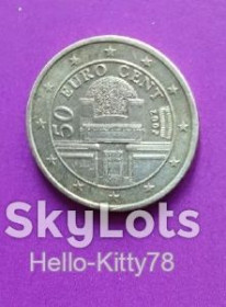 Австрія Австрия ^/--/^ Евро 2002 50 центов Австрия КМ-3087 ^_^^^ Євро 2002 50 центів Австрія КМ-3087 - фото фото фото