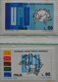 Інше Другое ^/--/^ Италия Почтовый Союз 1974 MNH ^_^^^ Італія Поштовий Союз 1974 MNH - фото фото фото