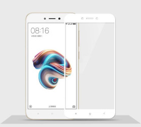 Чохли, бампера Чехлы, бампера ^/--/^ Захисне скло Xiaomi Redmi 5 /--/ A 5.0&amp;quot; Full cover білий 0,26 мм в упаковці ^_^^^ Защитное стекло Xiaomi Redmi 5 /--/ A 5.0&amp;quot; Full cover белый 0,26 мм в упаковке - фото фото фото
