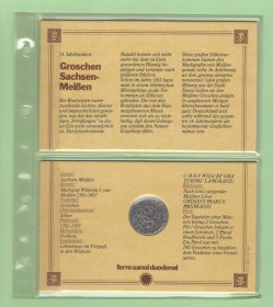 Копії, підробки Копии, подделки ^/--/^ КОПИЯ: Sachsen-Meissen Грошен 1382-1395 гг от компании &amp;quot;Ferro sanol duodenal&amp;quot; 1988 /--/ г. ^_^^^ Sachsen-Meissen Грошен 1382-1395 рр. від компанії &amp;quot; Ferro sanol duodenal &amp;quot; 1988 /--/ р. - фото фото фото