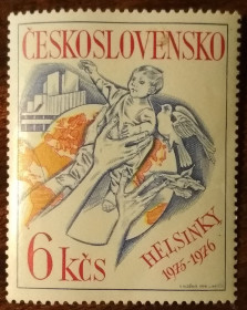 Чехословаччина Чехословакия ^/--/^ Чехословакия Европейская конференция по безопасности и сотрудничеству, Хельсинки 1976 ^_^^^ Європейська конференція з безпеки і співробітництва, Гельсінкі 1976 - фото фото фото