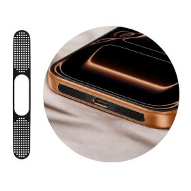 Навушники Наушники ^/--/^ Сітка захисна для iPhone 17 Air металева наклейка стікер фільтр від пилу подряпин чорна ^_^^^ Сетка защитная для iPhone 17 Air металлическая наклейка стикер фильтр от пыли царапин черная - фото фото фото