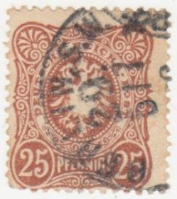 Німецька імперія (-) Германская империя (-) ^/--/^ Германия   ( империя) 1879 г. №  43 гашеная ^_^^^ Німеччина (імперія) 1879 р. No 43 гашена - фото фото фото
