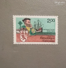 Транспорт Транспорт ^/--/^ Франция Транспорт Корабль Герб 1984 ^_^^^ Франція Транспорт Корабель Герб 1984 - фото фото фото