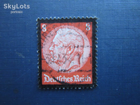 Третій Рейх (-) Третий Рейх (-) ^/--/^ Марка Німеччина Рейх 1934 стандарт Гінденбург посмертний 8 пф гаш ^_^^^ Марка Германия Рейх 1934 стандарт Гинденбург посмертный 8 пф гаш - фото фото фото