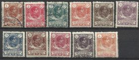 Гвінея Гвинея ^/--/^ Гвинея берег испан. 1909 стандарт король 11 /--/ м./гаш. ^_^^^ Гвінея берег іспан. 1909 — стандарт король 11 /--/ м. - фото фото фото