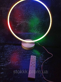 Світильники Светильники ^/--/^ Настольная лампа AUKEY LT-ST /--/ 37 круг RGB с пультом Б/У ^_^^^ Настільна лампа AUKEY LT-ST /--/ 37 коло RGB з пультом Б/У - фото фото фото
