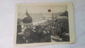 СРСР СССР ^/--/^ Открытка Москва Вид Кремль Примерно 1940 - начало 1950-х гг ^_^^^ Москва Вид Кремль Приблизно 1940 - початок 1950-х рр - фото фото фото