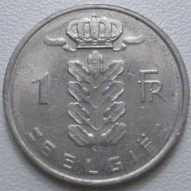 Бельгія Бельгия ^/--/^ Бельгія 1 франк 1980 року Belgie 42723 ^_^^^ Бельгия 1 франк 1980 года Belgie 42723 - фото фото фото