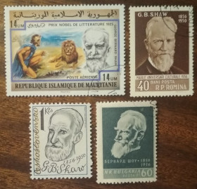 Історія та особистості История и личности ^/--/^ Румыния Чехословакия Болгария Мавритания Джордж Бернард Шоу, 1856–1950 гг. ^_^^^ Румунія Чехословаччина Болгарія Мавританія Джордж Бернард Шоу, 1856-1950 рр. - фото фото фото