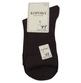Шкарпетки Носки ^/--/^ Носки с шерстью ламы Корона 2631 37-41 коричневые ^_^^^ Ніски з вовною лами Корона 2631 37-41 коричневі - фото фото фото
