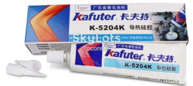 Витратні матеріали Расходные материалы ^/--/^ Термоклей Kafuter K-5204 /--/ K теплопровідний силіконовий для радіаторів, процесорів, транзисторів та LED, 80 г ^_^^^ Термоклей Kafuter K-5204 /--/ K - фото фото фото