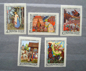 СРСР - СССР - ^/--/^ РУССКИЕ СКАЗКИ = СССР - СРСР = 1969 р. = негаш. + ^_^^^ Російські казки = СРСР - СРСР = 1969 р. = негаш. + - фото фото фото