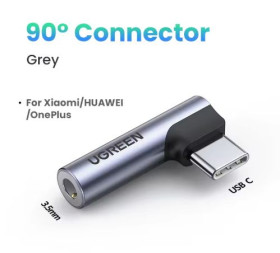 Шлейфи, перехідники Шлейфы, переходники ^/--/^ UGREEN Type C на 3,5 разъем USB C на 3,5 мм адаптер для наушников аудио AUX 3,5 мм ^_^^^ UGREEN Type C на 3,5 роз'єм USB C на 3,5 мм адаптер для навушників аудіо AUX 3,5 мм - фото фото фото