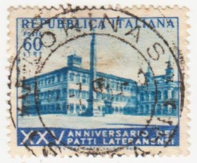 Італія, Ватикан Италия, Ватикан ^/--/^ Италия 1954 г. № 882 гашеная ^_^^^ Італія 1954 р. No 882 гашена - фото фото фото