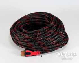 Кабелі та перехідники Кабели и переходники ^/--/^ Кабель HDMI-HDMI версия V /--/ 1.4 5 метра позолоченные к-ты , усиленная обмотка ,ферритовый фильтр ^_^^^ Кабель HDMI-HDMI версія V /--/ 1.4 5 метра позолочені к-ти, посилена обмотка,феритовий фільтр - фото фото фото