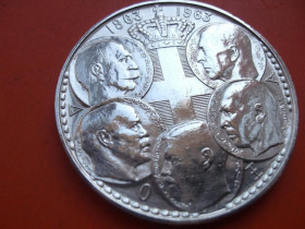 Греція Греция ^/--/^ 1863–1963 ΔΟΞΑ, монета СЕРЕБРО номиналом 30 драхм 1963 года Греция gr /--/ 846 ^_^^^ 1863–1963 ΔΟΞΑ, монета СЕРЕБРО номіналом 30 драхм 1963 року Греція gr /--/ 846 - фото фото фото