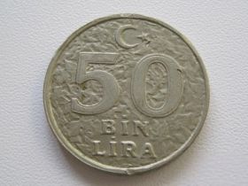 Туреччина Турция ^/--/^ Турция 50000 лир 1999 года #15559 ^_^^^ Туреччина 50000 лір 1999 року #15559 - фото фото фото