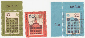 НДР, ФРН ГДР, ФРГ ^/--/^ ГДР 1962 г. № 615‑617 гашеная серия ^_^^^ НДР 1962 р. No 615-617 гашена серія - фото фото фото