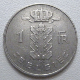 Бельгія Бельгия ^/--/^ Бельгія 1 франк 1958 року Belgie 42562 ^_^^^ Бельгия 1 франк 1958 года Belgie 42562 - фото фото фото
