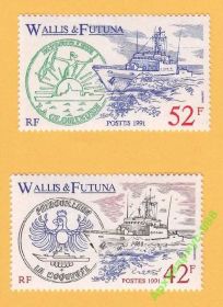 Транспорт Транспорт ^/--/^ УОЛЛИС и ФУТУНА 1991 Франция Колонии Флот 2 /--/ м MNH** ^_^^^ Волліс і Футуна 1991 Франція Колонії Флот 2 /--/ м MNH** - фото фото фото