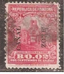 Центральна Америка Центральная Америка ^/--/^ Зона Панамского канала 1921 Sc.61 гаш. ^_^^^ Зона Панамського каналу 1921 Sc.61 гаш. - фото фото фото
