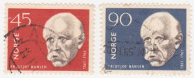 Скандинавія Скандинавия ^/--/^ Норвегия 1961 г.№ 476‑477 гашеная серия ^_^^^ Норвегія 1961 р. No 476-477 гашена серія - фото фото фото