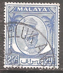 Малайзія Малайзия ^/--/^ Бр.Малайя        (Перак) 1950 Sc.113 гаш. ^_^^^ Бр.Малайя (Перак) 1950 Sc.113 гаш. - фото фото фото