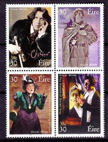 Ірландія Ирландия ^/--/^ Ирландия  2000 г MNH - кварт - Оскард Вайлд ^_^^^ Ірландія 2000 р MNH - кварт - Оскард Вайлд - фото фото фото