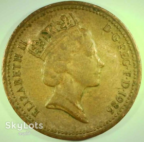 Єлизавета II (після ) Елизавета II (после ) ^/--/^ Великобритания 1 пенни, 1986 №164 ^_^^^ Велика Британія 1 пенні, 1986 No /--/ 164 - фото фото фото