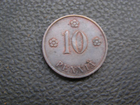 Фінляндія Финляндия ^/--/^ 10 пенни Финляндия 1938 г ^_^^^ 10 Пенні Фінляндія 1938 - фото фото фото