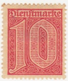 Веймарська республіка Веймарская республика ^/--/^ Германия 1920 г.№  24 * ^_^^^ Німеччина 1920 р. No 24* - фото фото фото