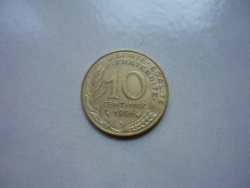 Франція Франция ^/--/^ Франция 10 сантимов 1996 ^_^^^ Франція 10 сантимів 1996 - фото фото фото