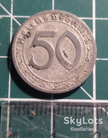 Германія (-) Германия (-) ^/--/^ 50 райхспфенніґів 1938, ІІІ Райх. ^_^^^ 50 райхспфеннигов 1938, III Рейх. - фото фото фото