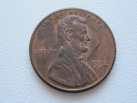 Обігові Обиходные ^/--/^ США 1 цент 1994 года 21527 ^_^^^ США 1 цент 1994 року 21527 - фото фото фото