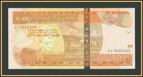 Ефіопія Эфиопия ^/--/^ Эфиопия 50 быр 1998  (2006) P-51  (51 /--/ c) UNC ^_^^^ Ефіопія 50 бір 1998 (2006) P-51 (51 /--/ c) UNC - фото фото фото