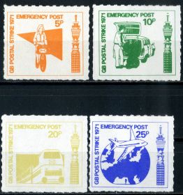 Великобританія Великобритания ^/--/^ Великобритания. Почтовый страйк ** 1971 г. ^_^^^ Велика Британія. Поштовий страйк ** 1971 - фото фото фото