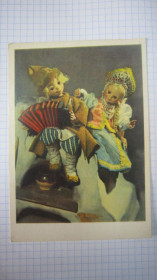 СРСР СССР ^/--/^ КУКЛЫ ИЗ СЕРИИ&amp;quot;НАРОДНЫЕ СКАЗКИ&amp;quot;. ХУД. ВИЛЬЯМ. 1965 Г ^_^^^ КУКЛИ З СЕРІЇ &amp;quot;НАРОДНІ СКАЗКИ &amp;quot; Худ. Вільям. 1965 Г - фото фото фото