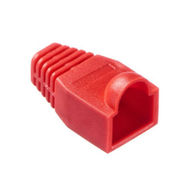 Адаптери Адаптеры ^/--/^ Колпачок изолирующий Merlion RJ-45 Red (100 шт / уп.) ^_^^^ Ковпачок ізолюючий Merlion RJ-45 Red (100 шт/уп.) - фото фото фото