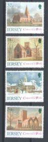 Великобританія Великобритания ^/--/^ ZM  GB Jersey / Джерси  1990 г MNH = архитектура рождество ^_^^^ ZM GB Jersey / Джерсі 1990 р MNH = архітектура Різдво - фото фото фото